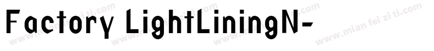 Factory LightLiningN字体转换